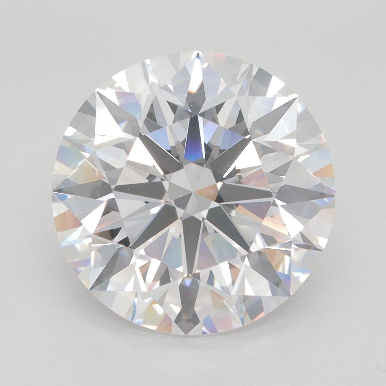 8.03ct E IF Rare Carat Ideal Cut Round Lab Grown Diamond