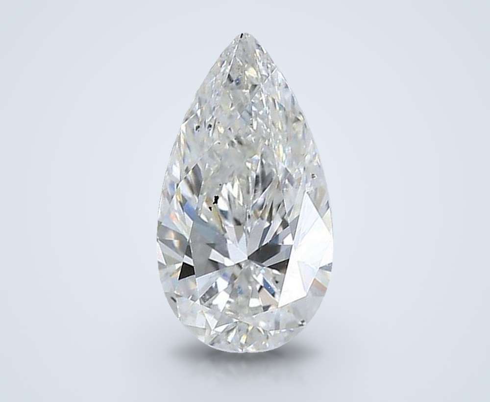 1.42 Carat Pear Natural Diamond
