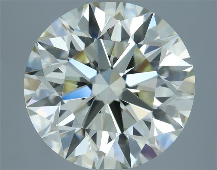 3.51ct K VVS2 Excellent Cut Round Diamond