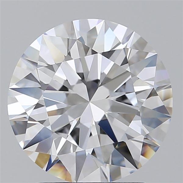 2.03ct D FL Rare Carat Ideal Cut Round Diamond