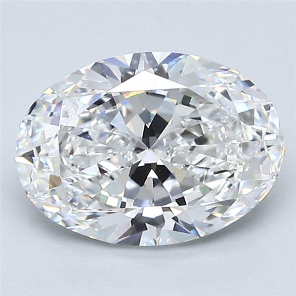 1.71ct E VVS1 Rare Carat Ideal Cut Oval Diamond