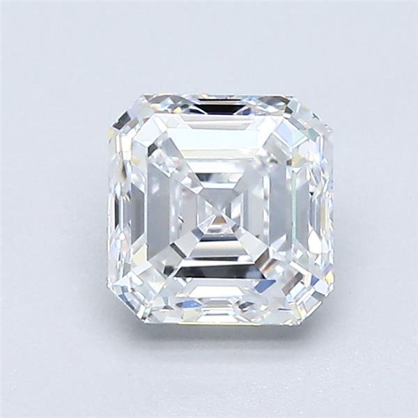 1.01ct D VS2 Rare Carat Ideal Cut Asscher Diamond