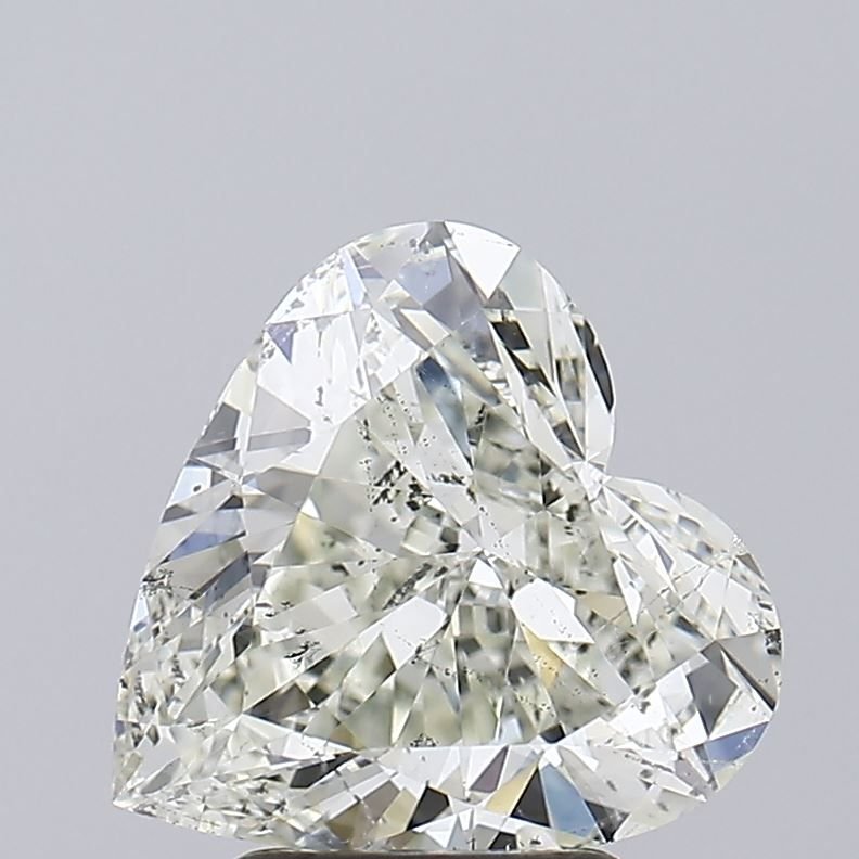 3.01ct K SI2 Excellent Cut Heart Diamond