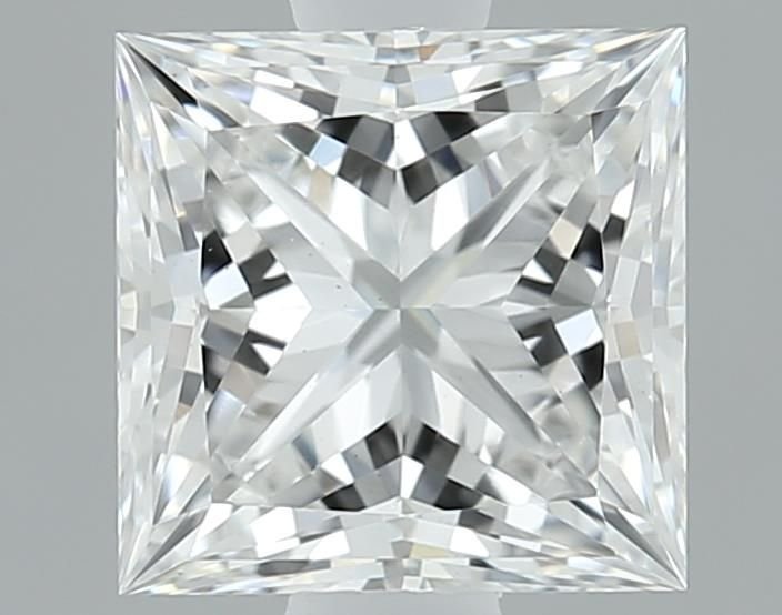 0.89ct E VS1 Rare Carat Ideal Cut Princess Lab Grown Diamond