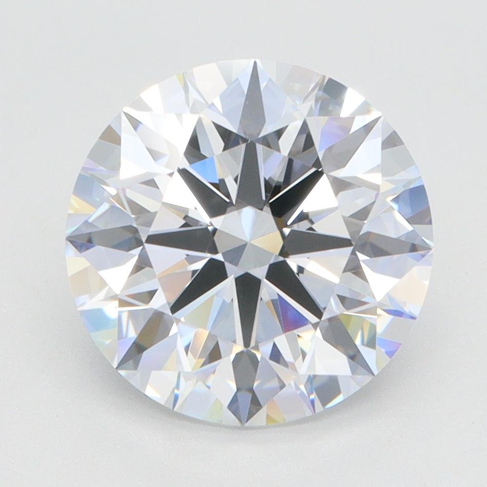 3.42ct F VVS1 Rare Carat Ideal Cut Round Lab Grown Diamond