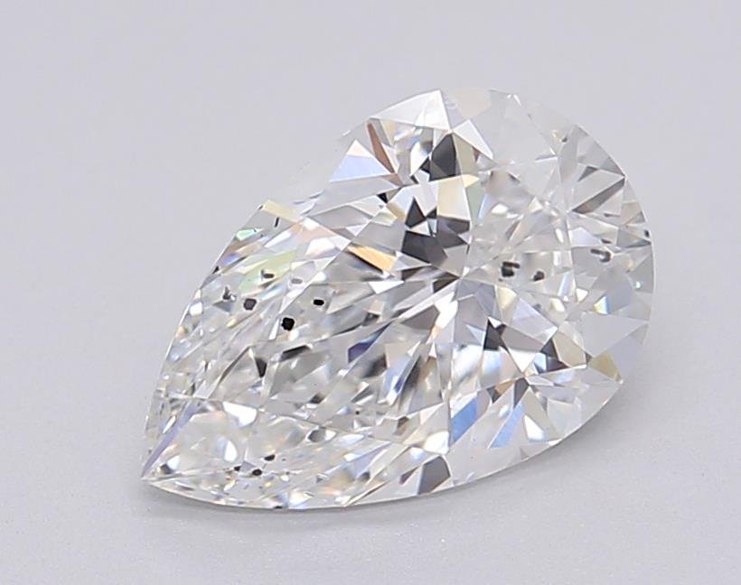 1.47ct E SI2 Rare Carat Ideal Cut Pear Lab Grown Diamond