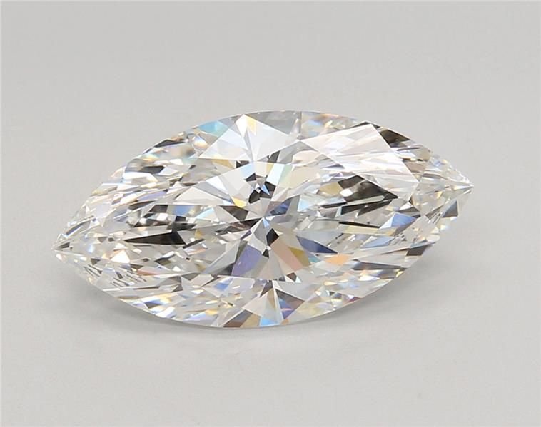 3.04ct E VVS2 Rare Carat Ideal Cut Marquise Lab Grown Diamond