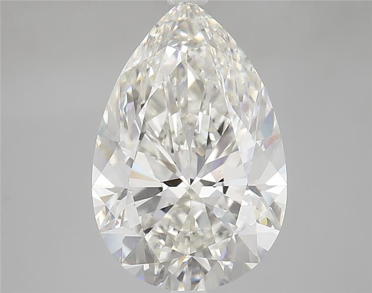5.03ct I VS2 Rare Carat Ideal Cut Pear Lab Grown Diamond