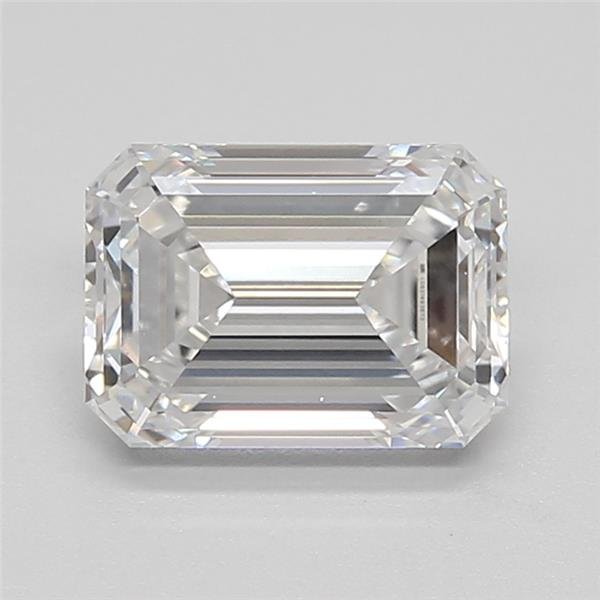 1.36ct E VVS2 Rare Carat Ideal Cut Emerald Lab Grown Diamond