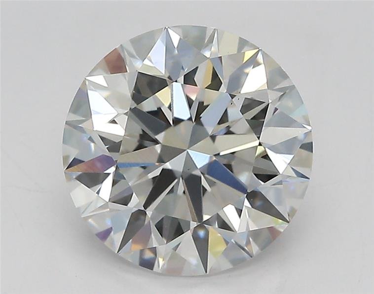 2.52ct F VS1 Excellent Cut Round Lab Grown Diamond