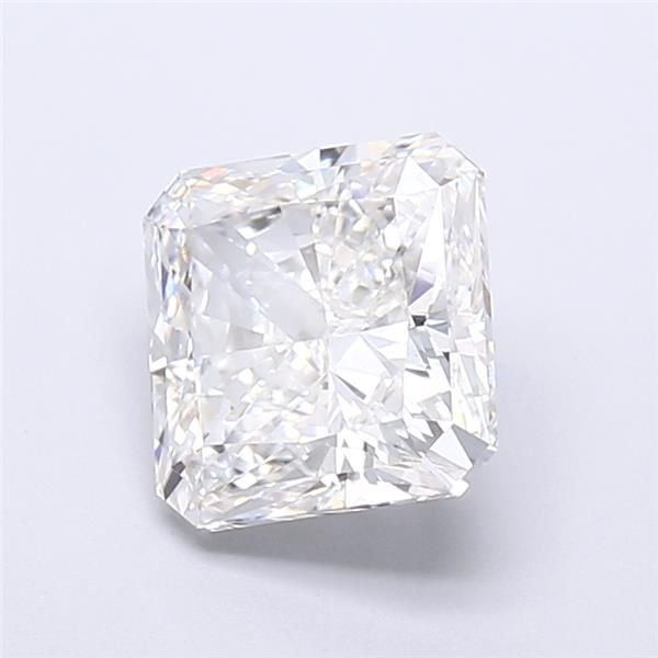 4.68ct F VS1 Rare Carat Ideal Cut Radiant Lab Grown Diamond
