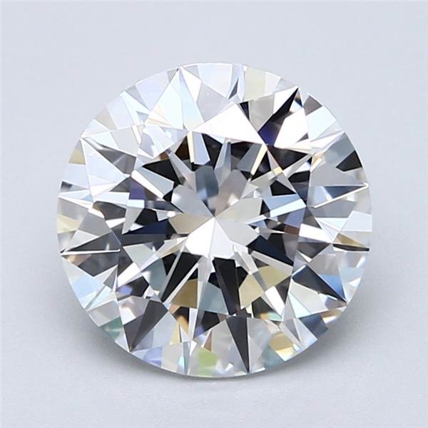 3.21ct D VVS1 Excellent Cut Round Diamond