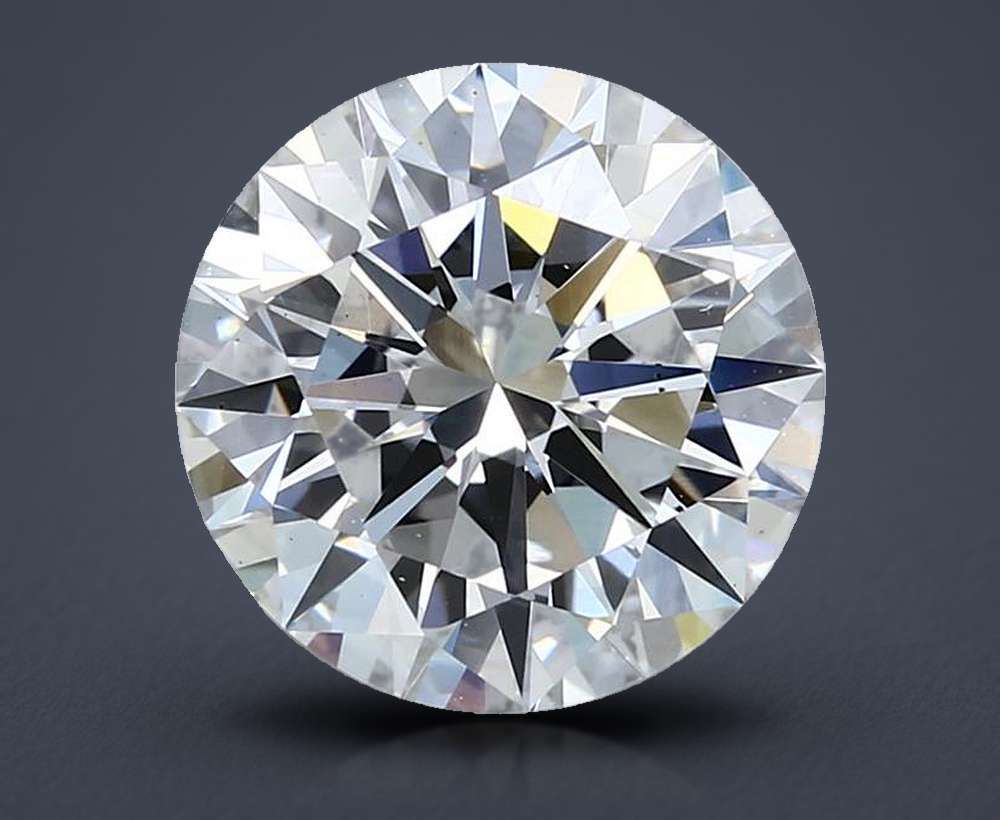 4.02 Carat Round Lab Diamond