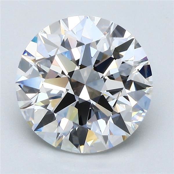 3.70ct F VVS1 Excellent Cut Round Diamond