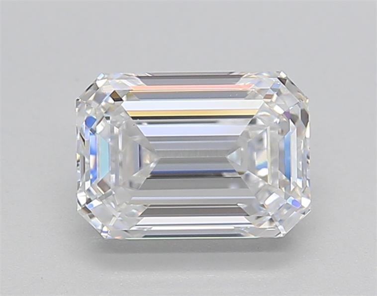 1.42ct D VVS2 Excellent Cut Emerald Lab Grown Diamond