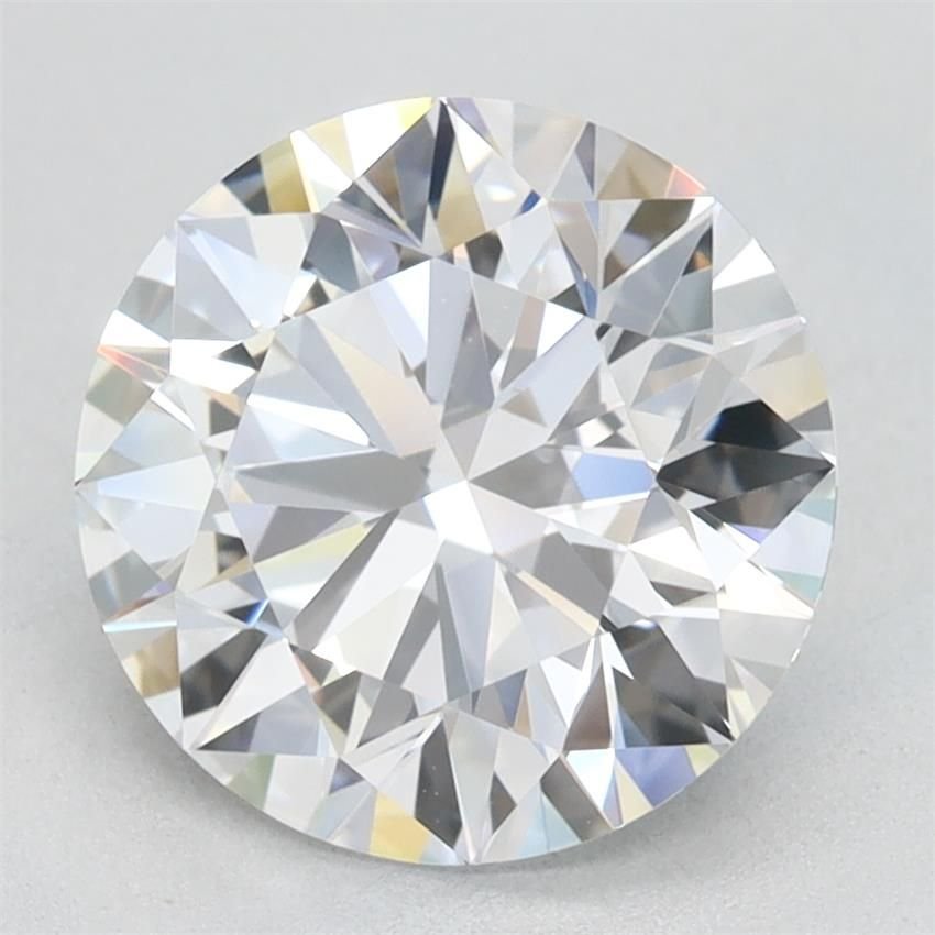 2.46ct D VVS1 Rare Carat Ideal Cut Round Lab Grown Diamond