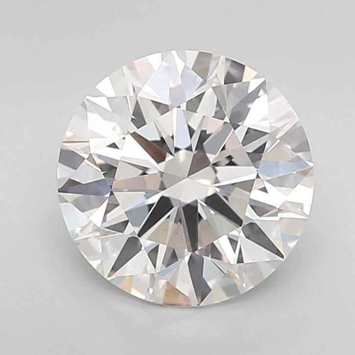 3.04ct E VS1 Rare Carat Ideal Cut Round Lab Grown Diamond
