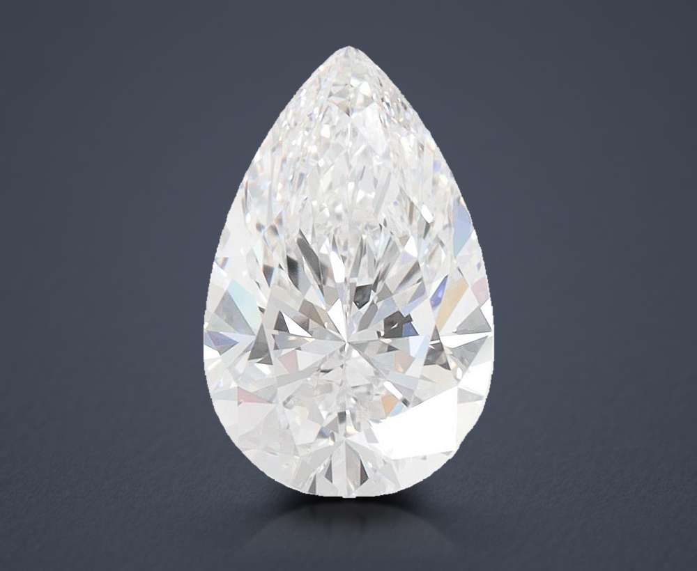 2.00 Carat Pear Lab Diamond