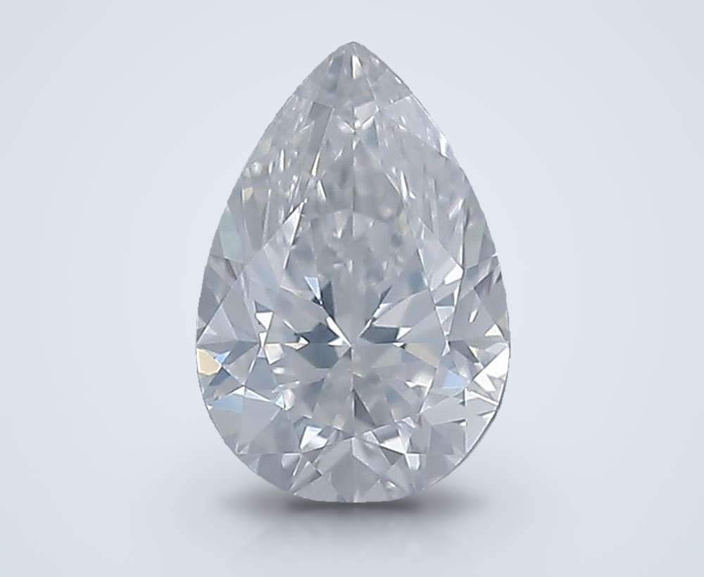 0.61 Carat Pear Natural Diamond