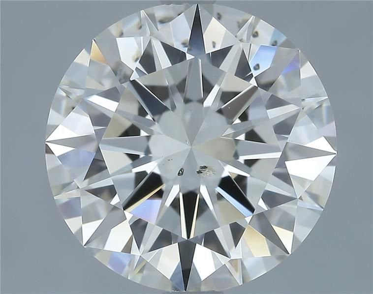 3.52ct J SI2 Excellent Cut Round Diamond
