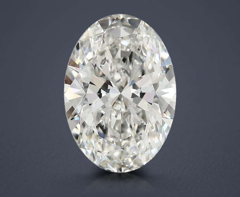 3.91 Carat Oval Lab Diamond