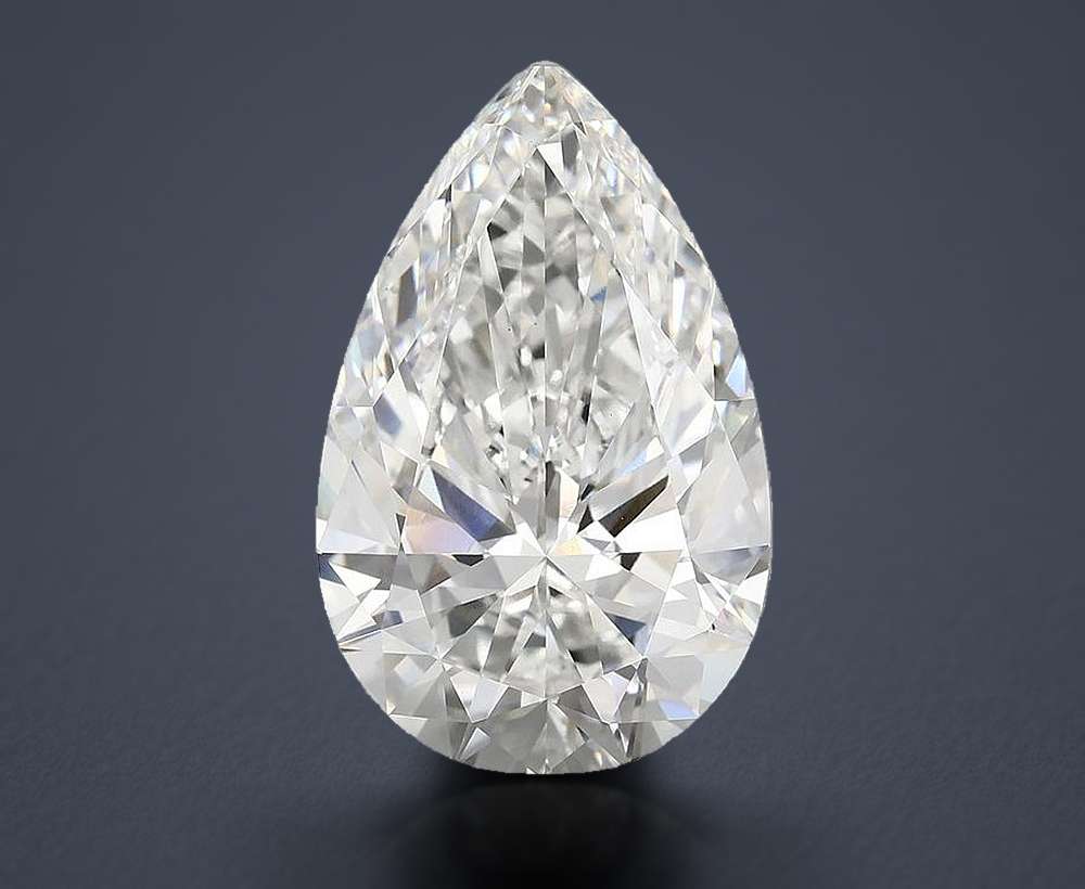 9.70 Carat Pear Lab Diamond