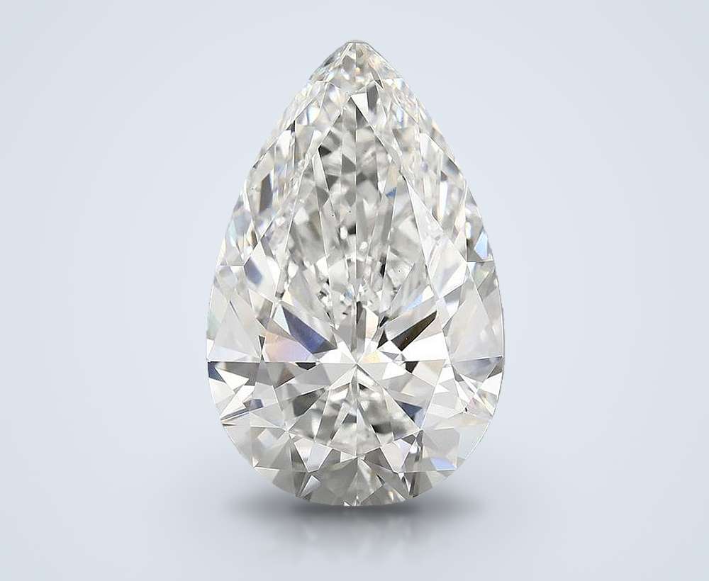 9.70 Carat Pear Lab Diamond