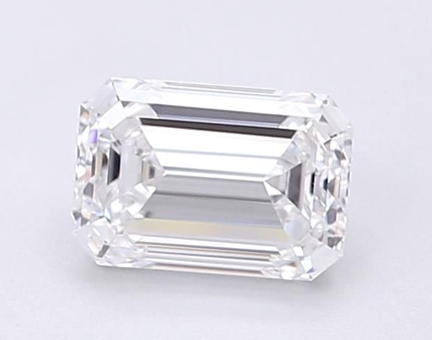 1.00ct D VVS2 Rare Carat Ideal Cut Emerald Lab Grown Diamond