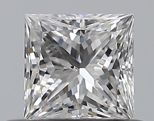 0.38ct E SI2 Rare Carat Ideal Cut Princess Diamond