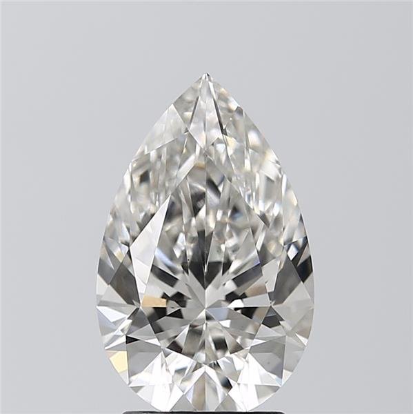 2.28ct H VS1 Rare Carat Ideal Cut Pear Lab Grown Diamond