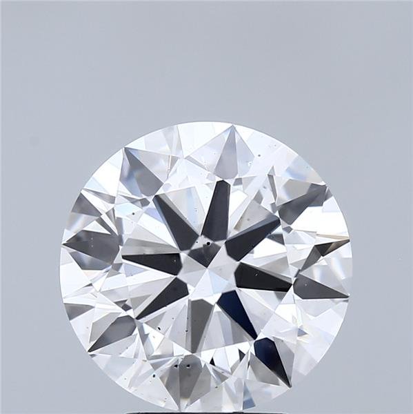 4.30ct F SI1 Rare Carat Ideal Cut Round Lab Grown Diamond
