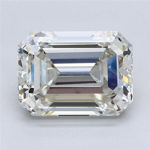 3.10ct I VS1 Rare Carat Ideal Cut Emerald Lab Grown Diamond