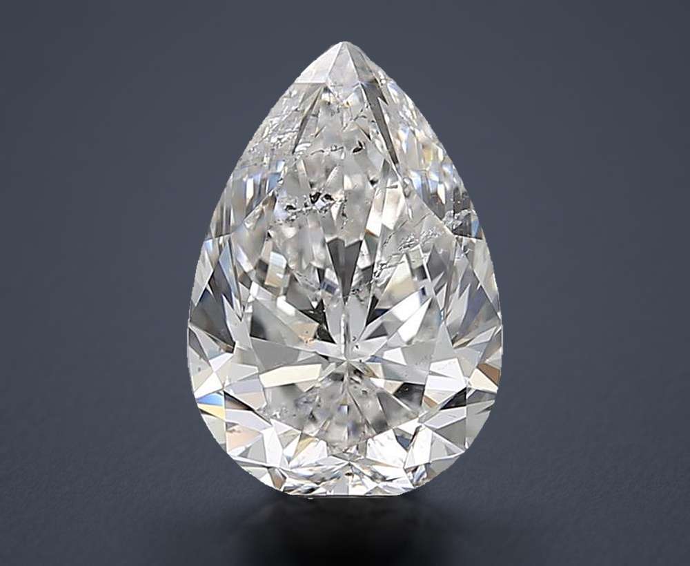 3.00 Carat Pear Natural Diamond