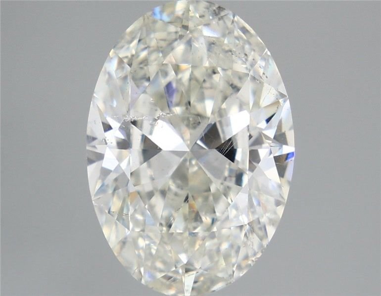 3.50ct H SI2 Rare Carat Ideal Cut Oval Diamond