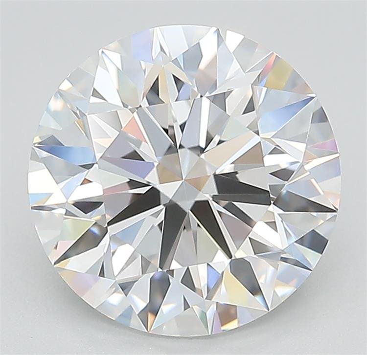 3.97ct D FL Rare Carat Ideal Cut Round Lab Grown Diamond
