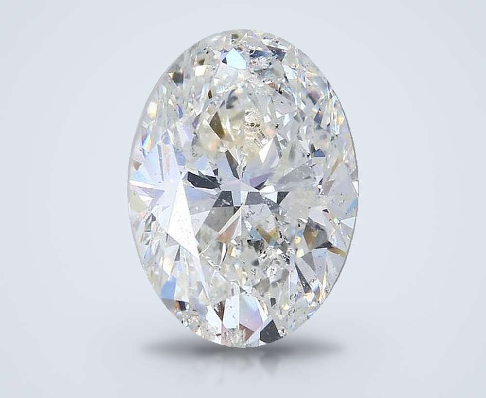 6.05 Carat Oval Natural Diamond
