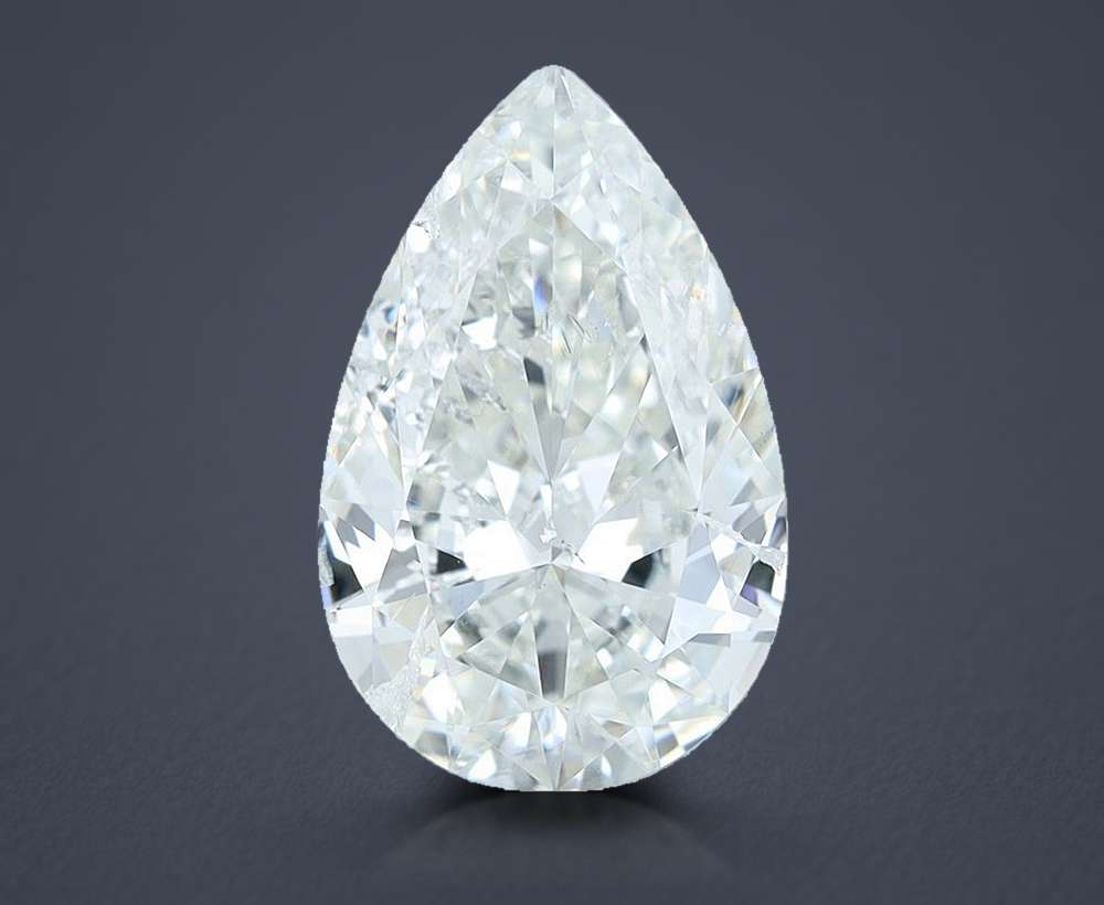 3.05 Carat Pear Natural Diamond