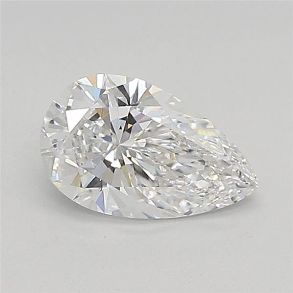 0.64ct D VVS2 Rare Carat Ideal Cut Pear Lab Grown Diamond