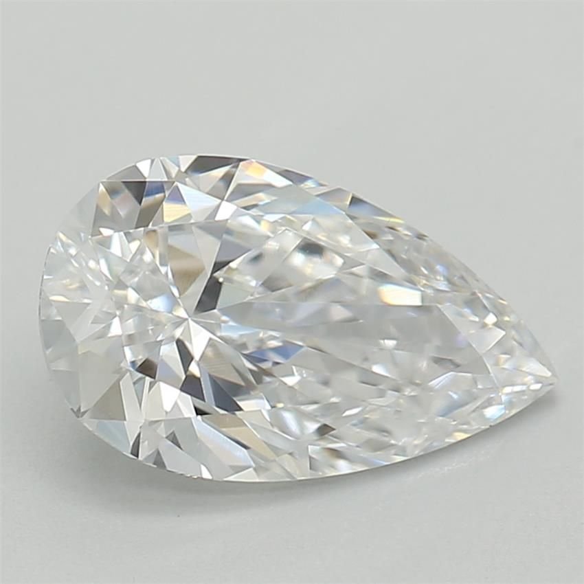 0.83ct D VS1 Rare Carat Ideal Cut Pear Lab Grown Diamond