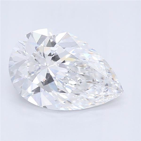 0.70ct E SI1 Rare Carat Ideal Cut Pear Lab Grown Diamond