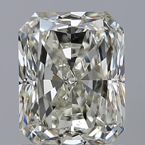 0.91ct J VS2 Rare Carat Ideal Cut Radiant Diamond