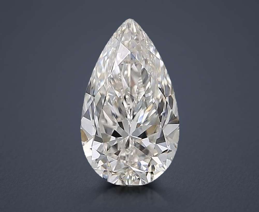 3.01 Carat Pear Natural Diamond