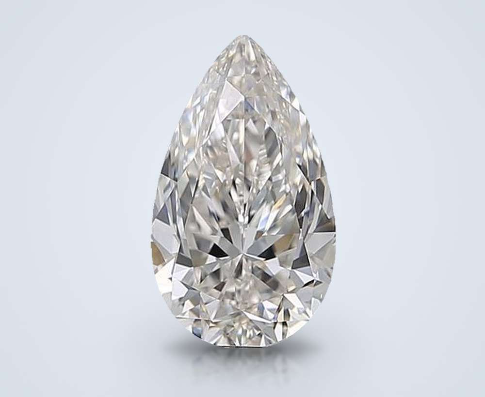 3.01 Carat Pear Natural Diamond