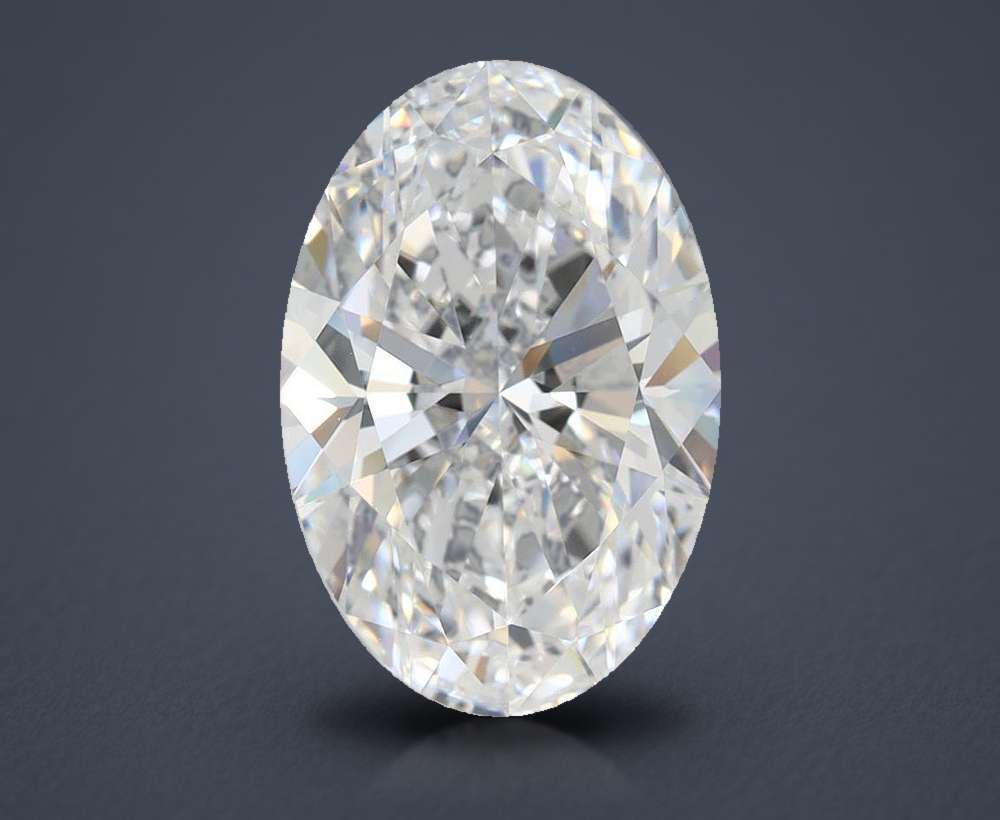 4.00 Carat Oval Lab Diamond