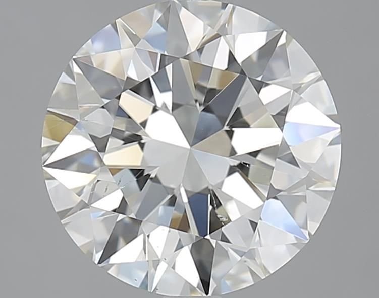 3.51ct J SI1 Rare Carat Ideal Cut Round Diamond