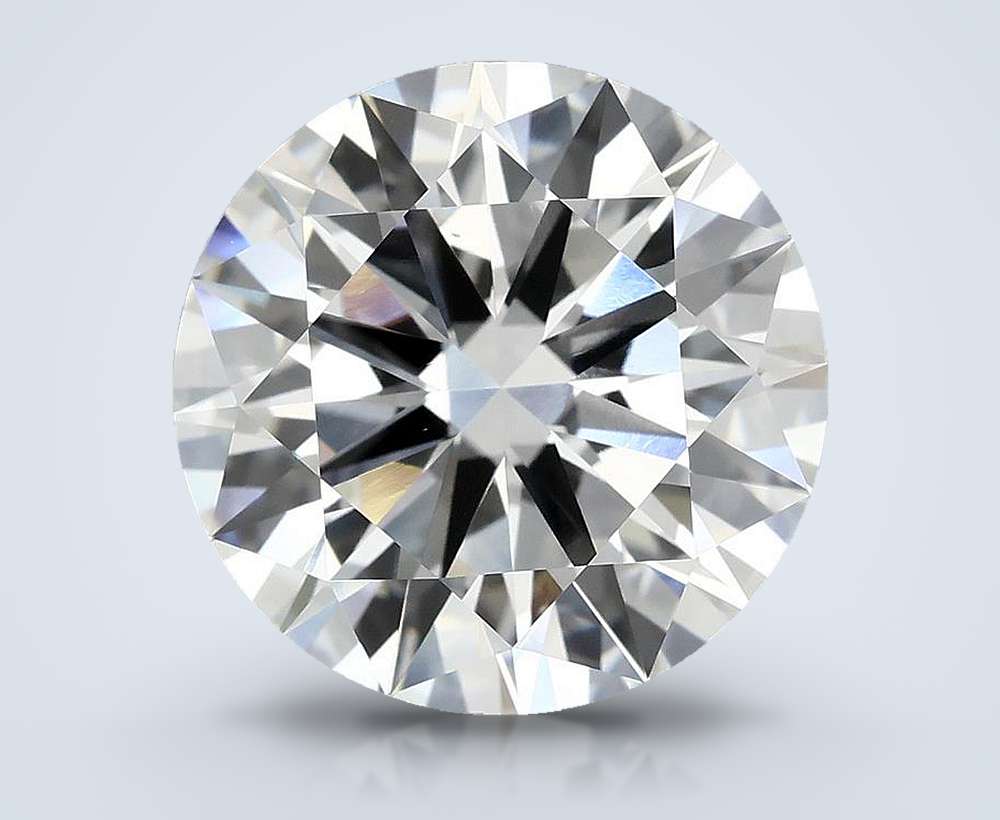 6.89 Carat Round Lab Diamond