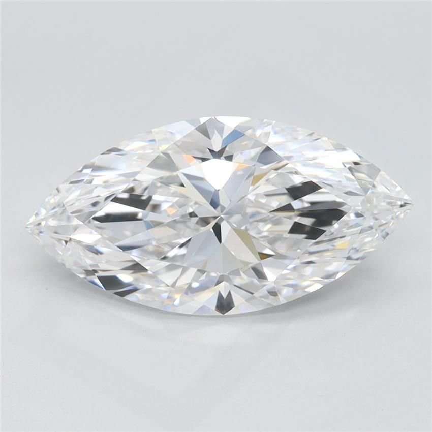 2.13ct D IF Rare Carat Ideal Cut Marquise Lab Grown Diamond