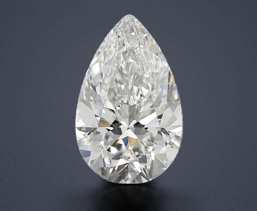 6.41 Carat Pear Lab Diamond