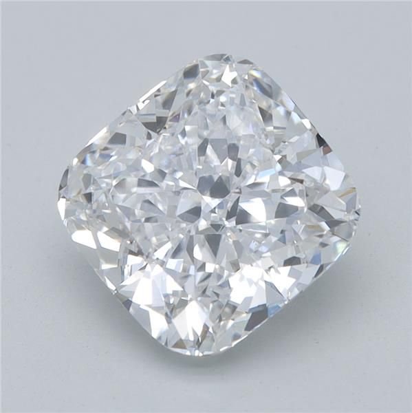 2.26ct D VVS2 Rare Carat Ideal Cut Cushion Lab Grown Diamond