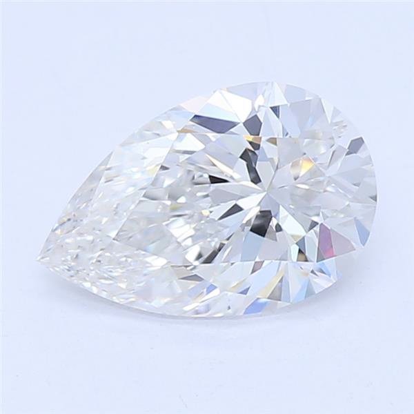 0.72ct F VVS2 Rare Carat Ideal Cut Pear Lab Grown Diamond